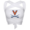 Virginia Cavaliers White Multi Way Bandeau Top