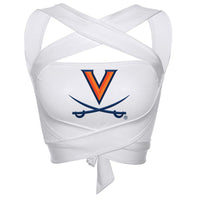 Virginia Cavaliers White Multi Way Bandeau Top