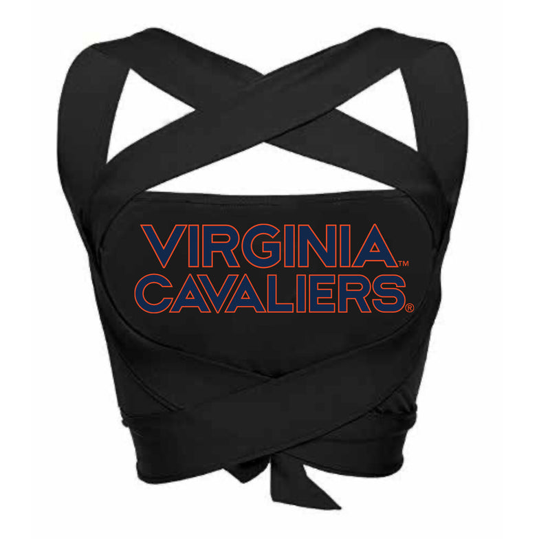 Virginia Cavaliers Black Multi Way Bandeau