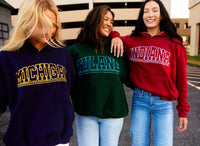 Tulane Stitched Hoodie