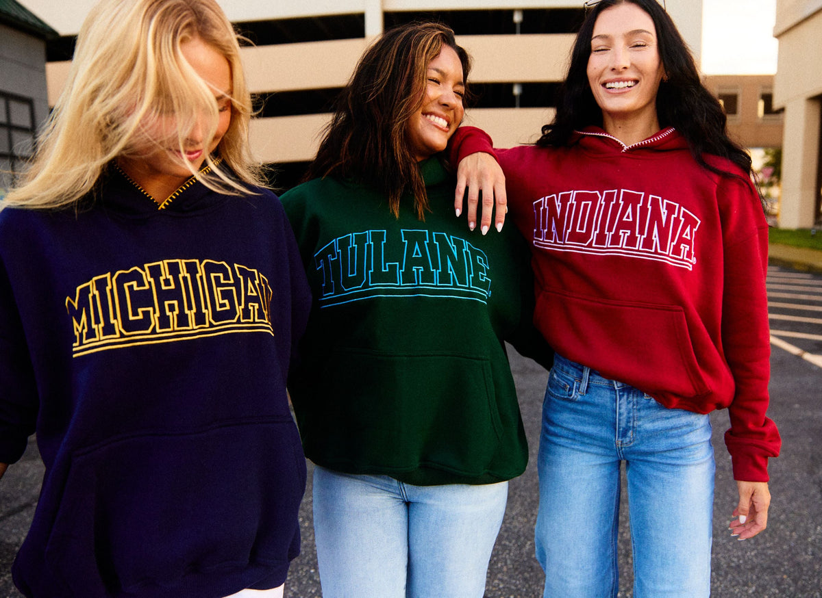 Tulane Stitched Hoodie