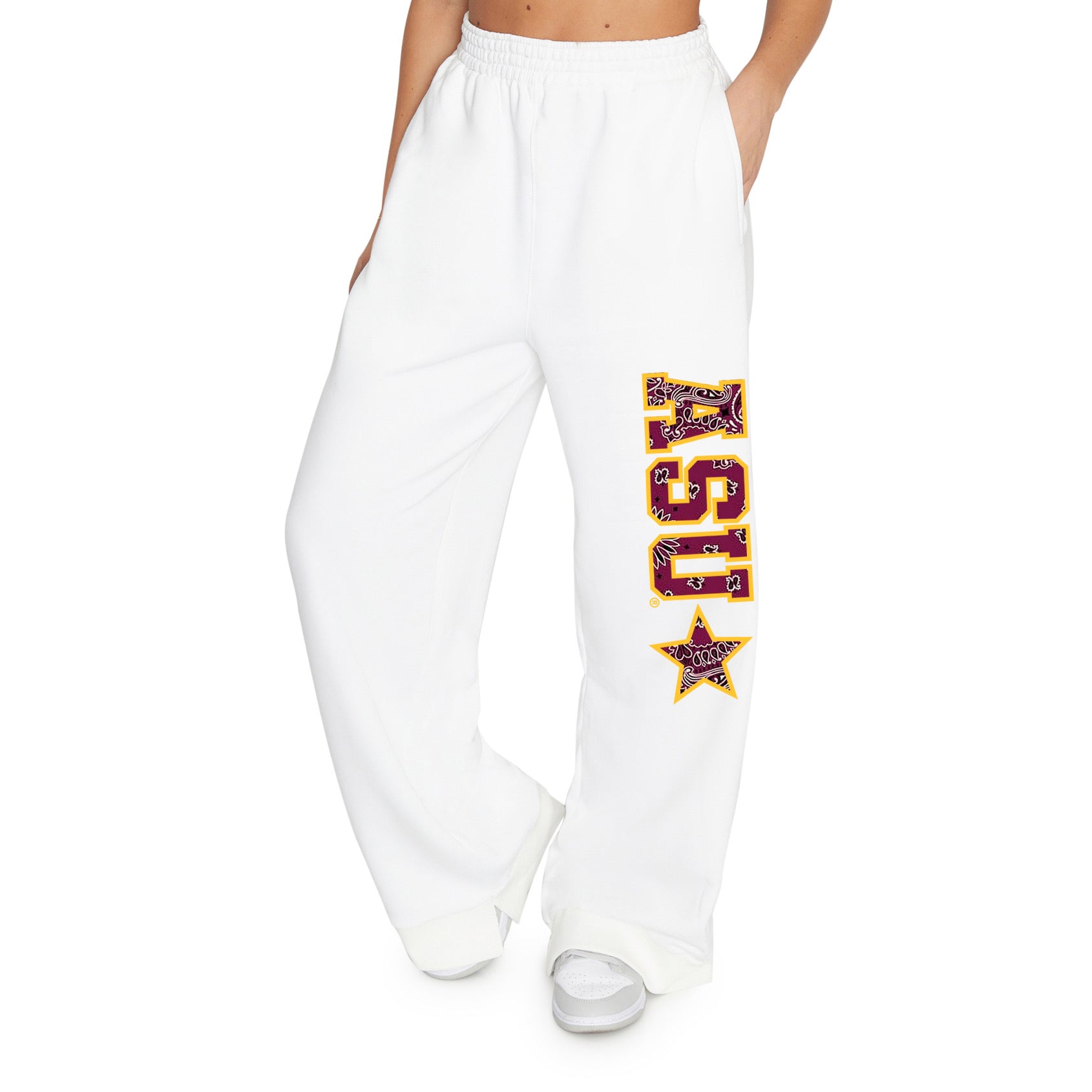 パンツ AZUAZU Arizona State ASU Bandana Flare Sweatpants – lojobands