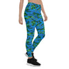 Green & Blue Camo Leggings