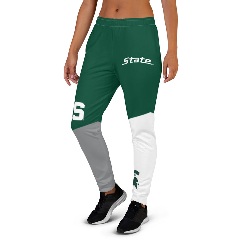 Michigan State Color Block Joggers