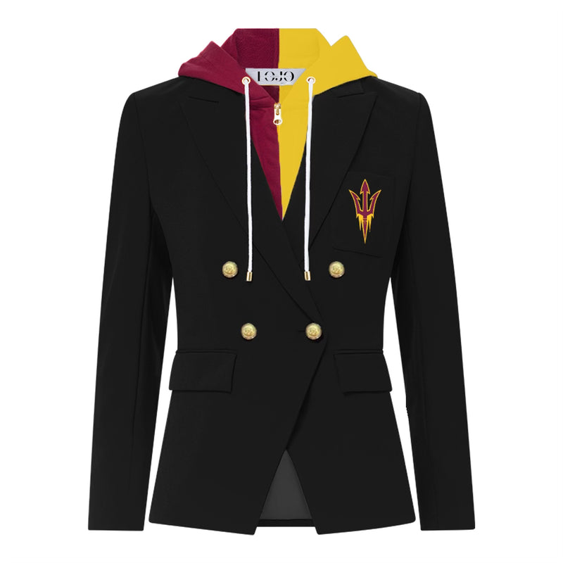 Arizona State ASU Hooded Blazer Jacket