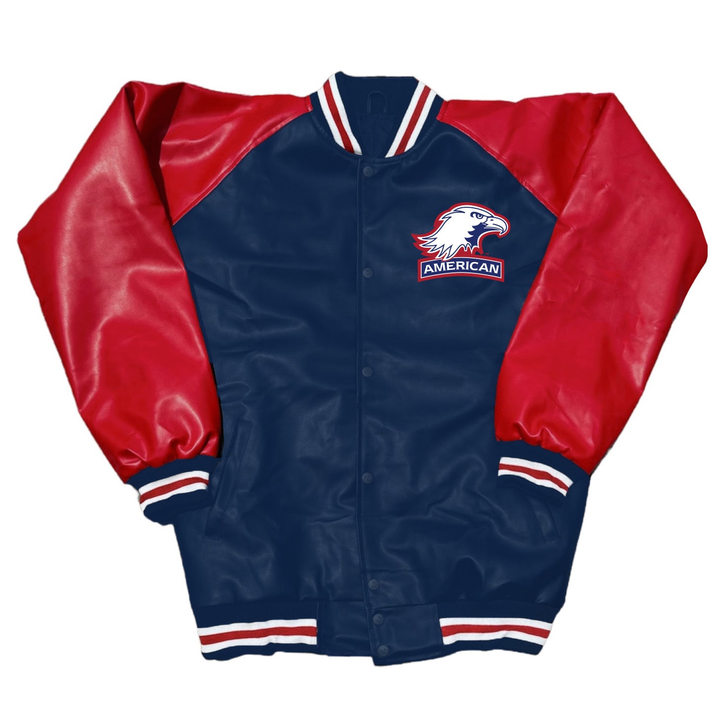 American University Varsity Letterman Jacket – lojobands American University Varsity Letterman Jacket – lojobands