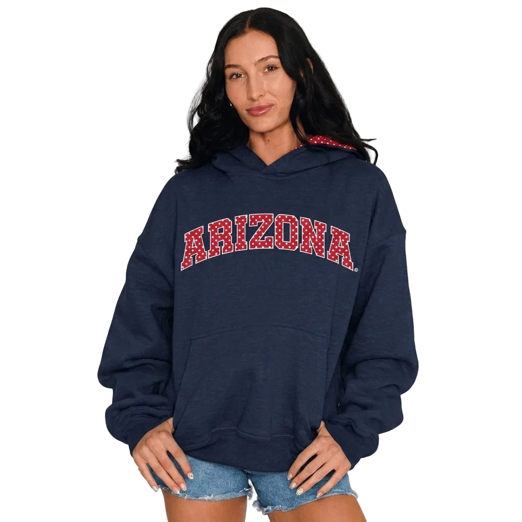 University of Arizona Polka Dot Hoodie