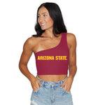 Arizona State ASU Maroon One Shoulder Top
