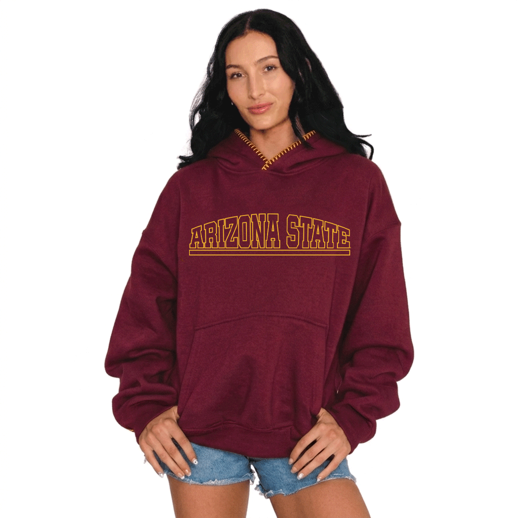 Arizona State ASU Stitched Hoodie