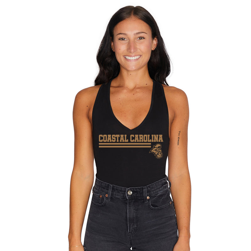 Coastal Carolina Black Bodysuit