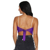 LSU Purple Strap Bandana Top
