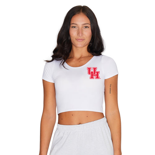 University of Houston White Babydoll Tee