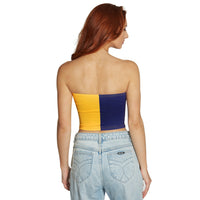 University of Michigan Two Tone Tube Top