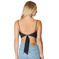 Utah Black Strap Bandana Top