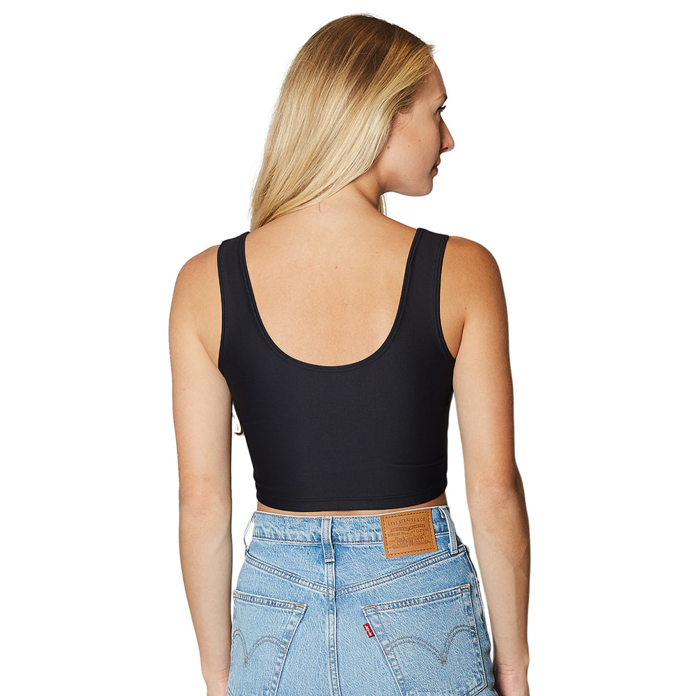Maryland Terps Black Cropped Tank
