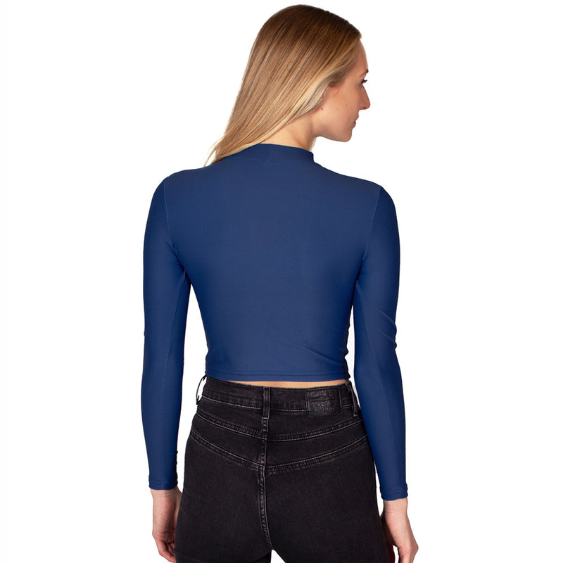 University of Arizona Navy Mock Neck Top