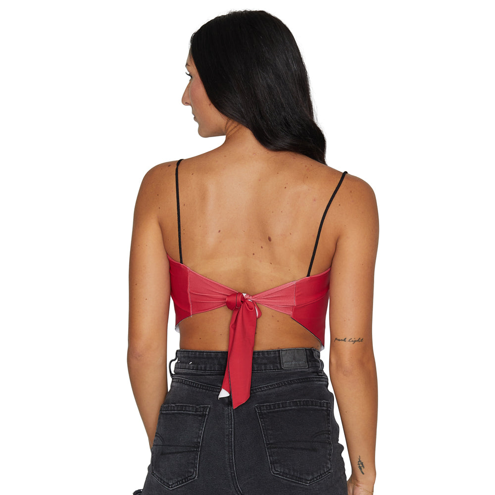 Utah Red Strap Bandana Top