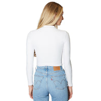 Utah White Mock Neck Top