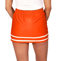 Orange & White Game Day Skirt