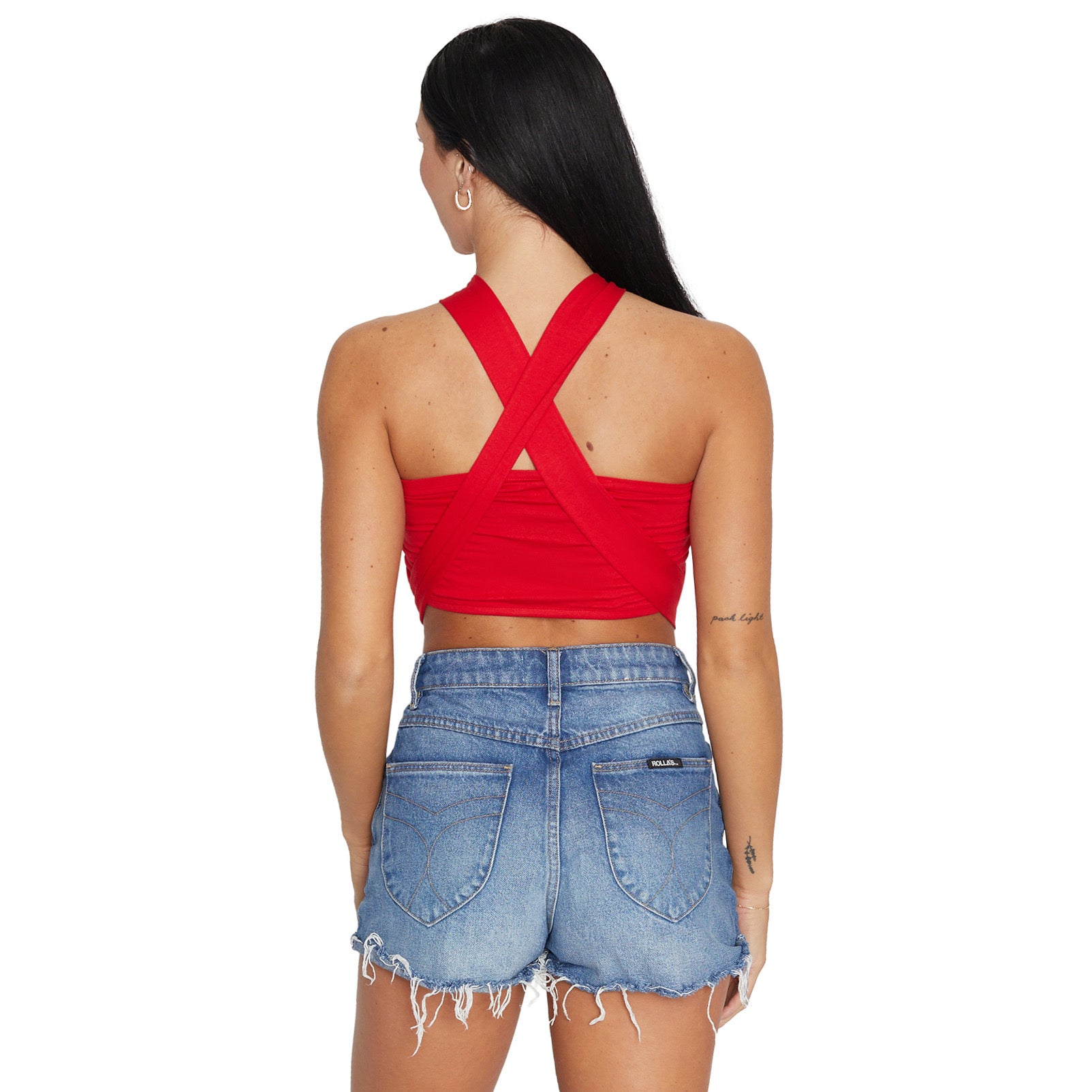 Texas Tech Red Multi Way Bandeau Top