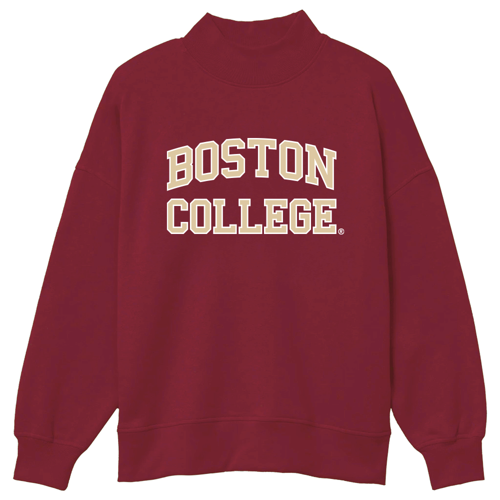 Boston College Mock Neck Sweatshirt