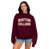 Boston College Mock Neck Sweatshirt
