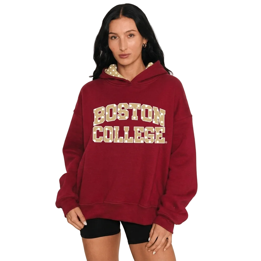 Boston College Polka Dot Hoodie