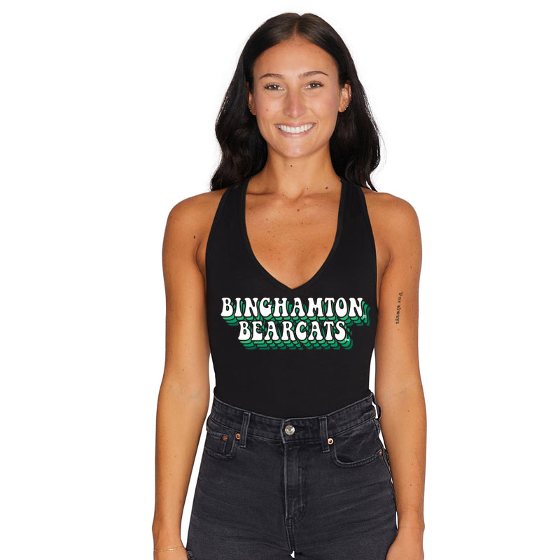 Binghamton Bearcats Black Bodysuit