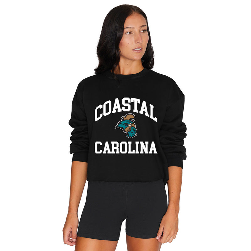 Coastal Carolina Black Crewneck