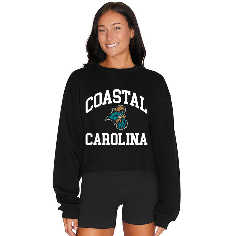 Coastal Carolina Black Crewneck