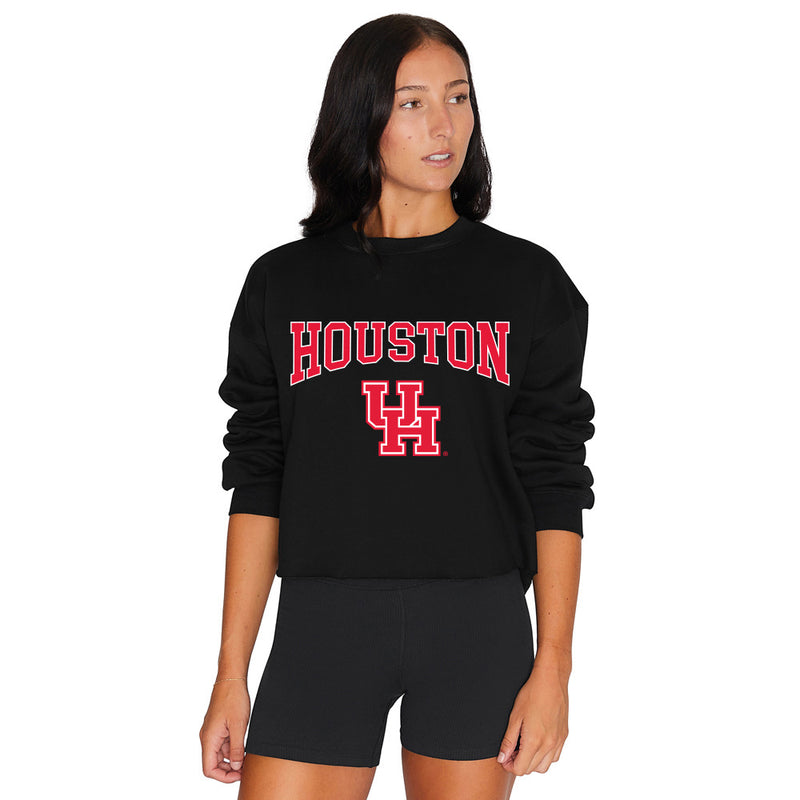 University of Houston Black Crewneck