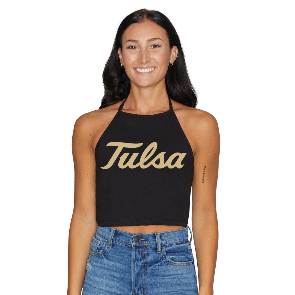 Tulsa Black Halter Top