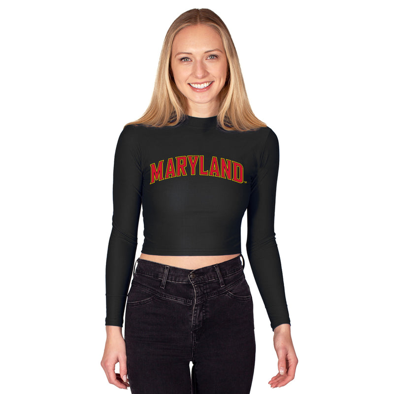 Maryland Terps Mock Neck Top