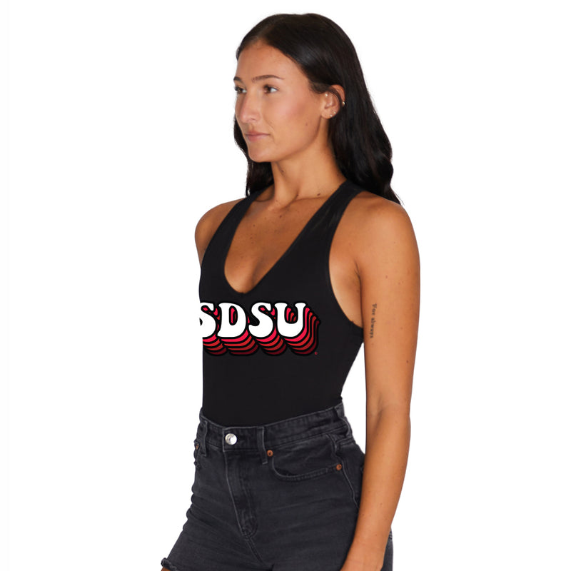 San Diego State Aztecs Black Bodysuit