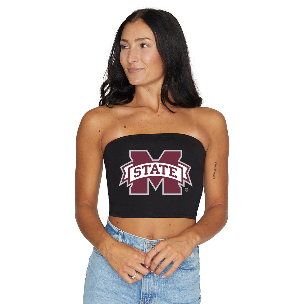 Mississippi State Black Tube Top