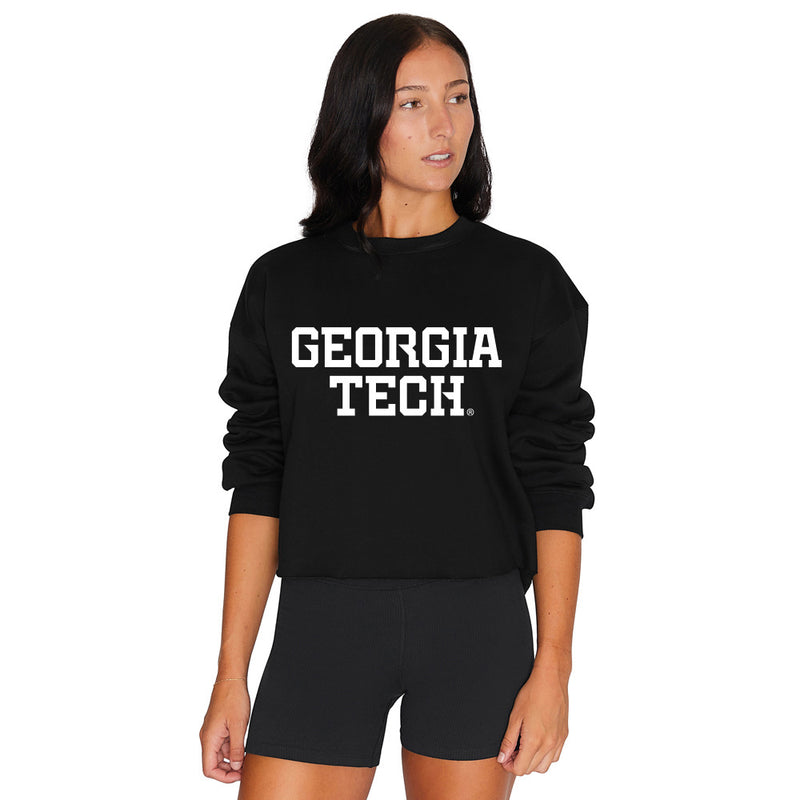 Georgia Tech Black Crewneck