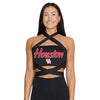 University of Houston Black Multi Way Bandeau Top
