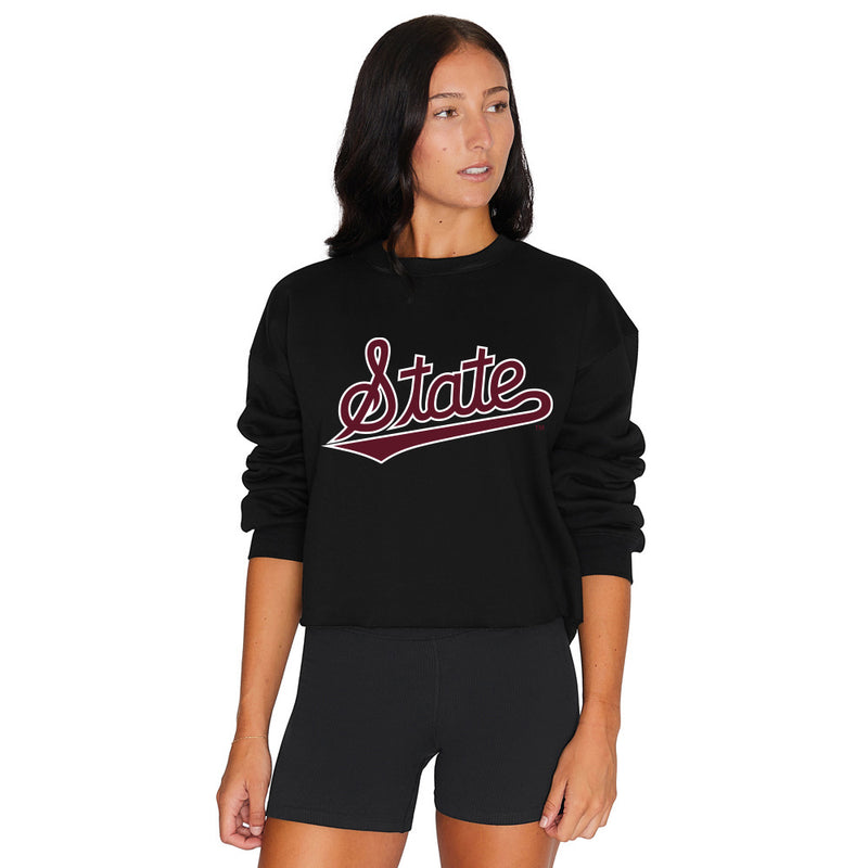 Mississippi State Black Crewneck