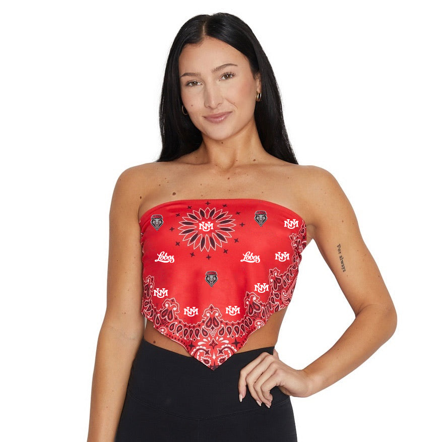 New Mexico Lobos Bandana Top