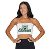 Ohio Bobcats White Bandeau Top