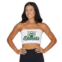 Ohio Bobcats White Bandeau Top