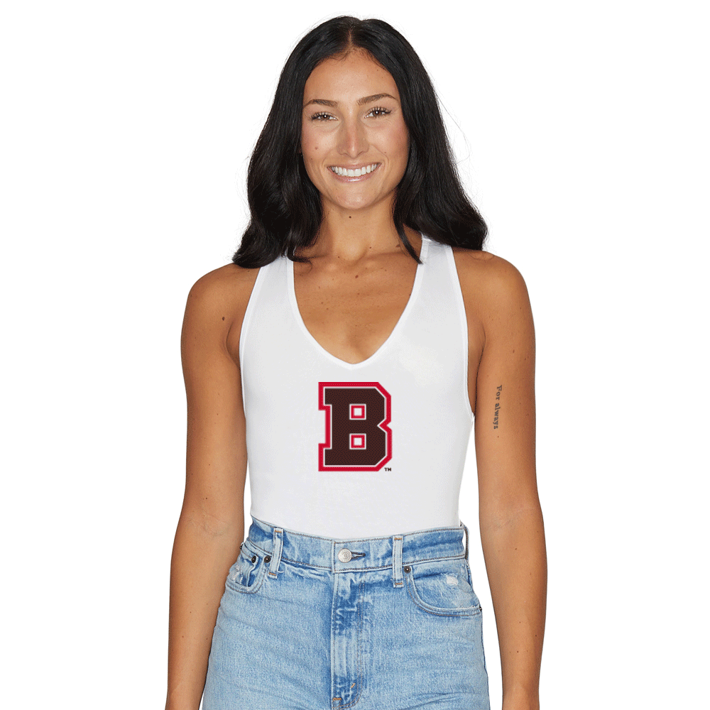 Brown University White Bodysuit