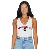 South Carolina Gamecocks White Bodysuit
