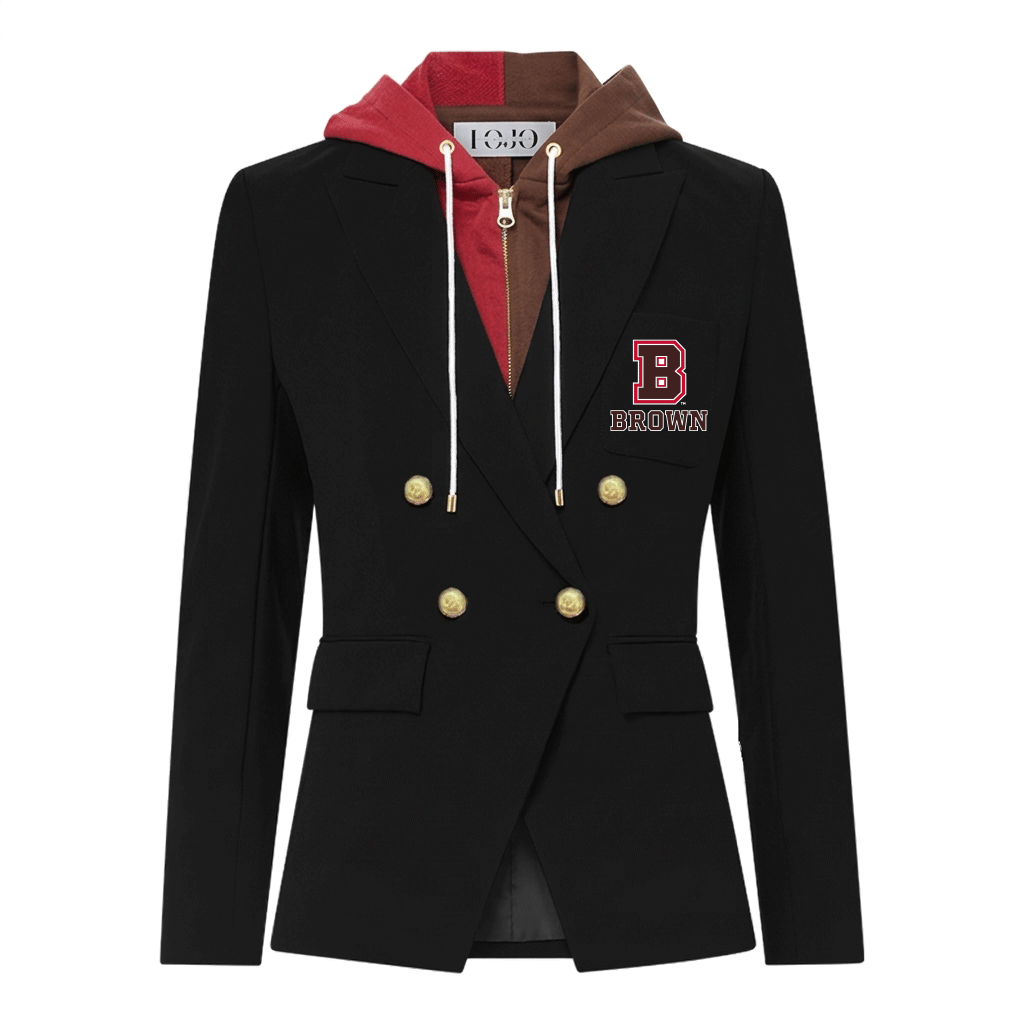 Brown University Hooded Blazer Jacket