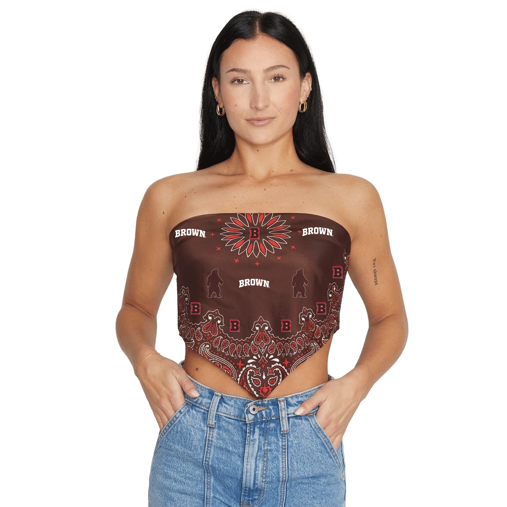 Brown University Bandana Top