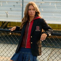 Brown University Hooded Blazer Jacket