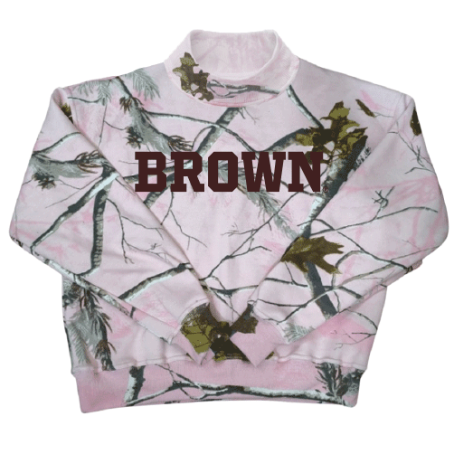 Brown University Woodland Mock Neck Sweatshirt