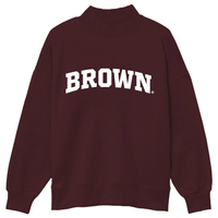 Brown University Mock Neck Sweatshirt