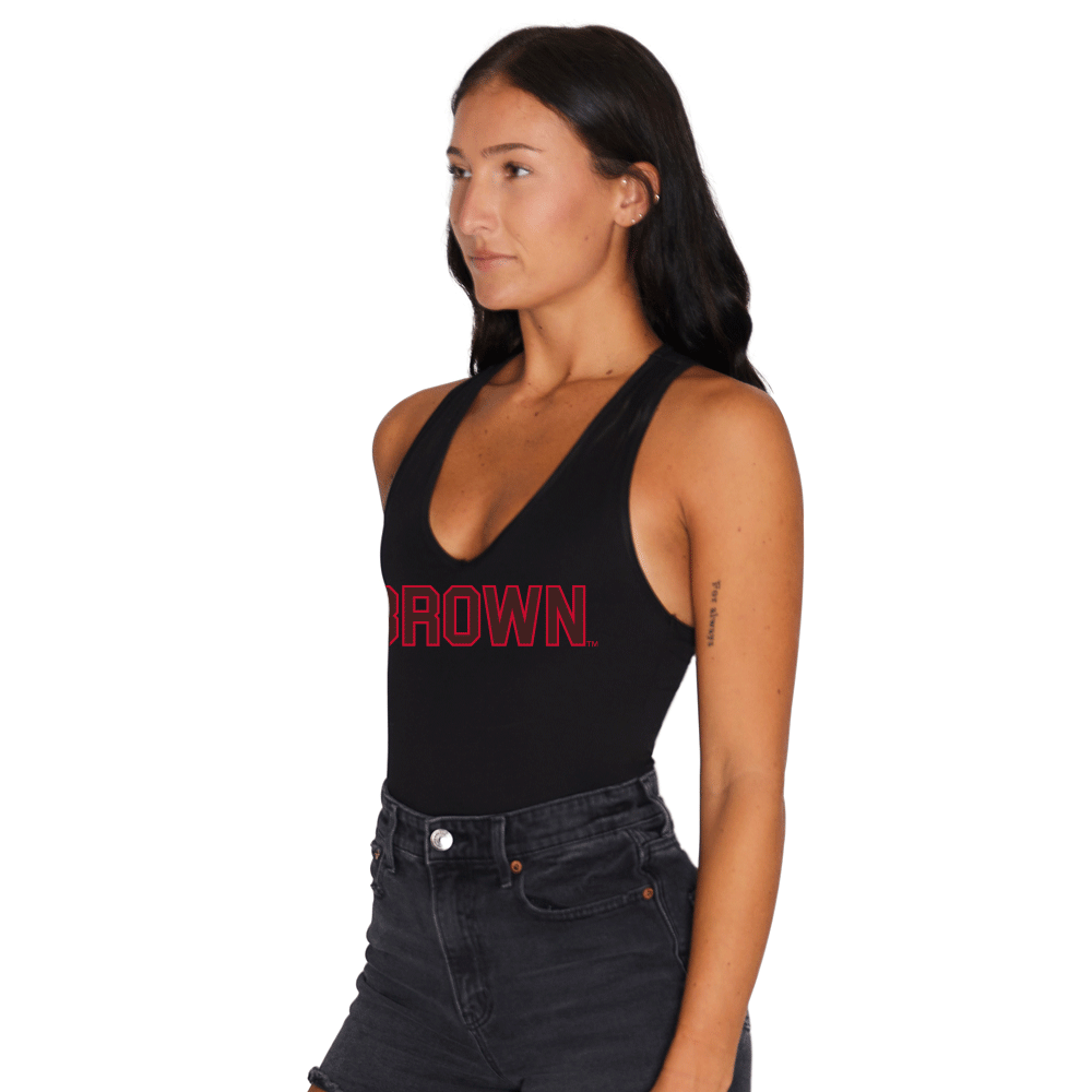 Brown University Black Bodysuit