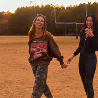 Brown University Off the Shoulder Sweatshirt